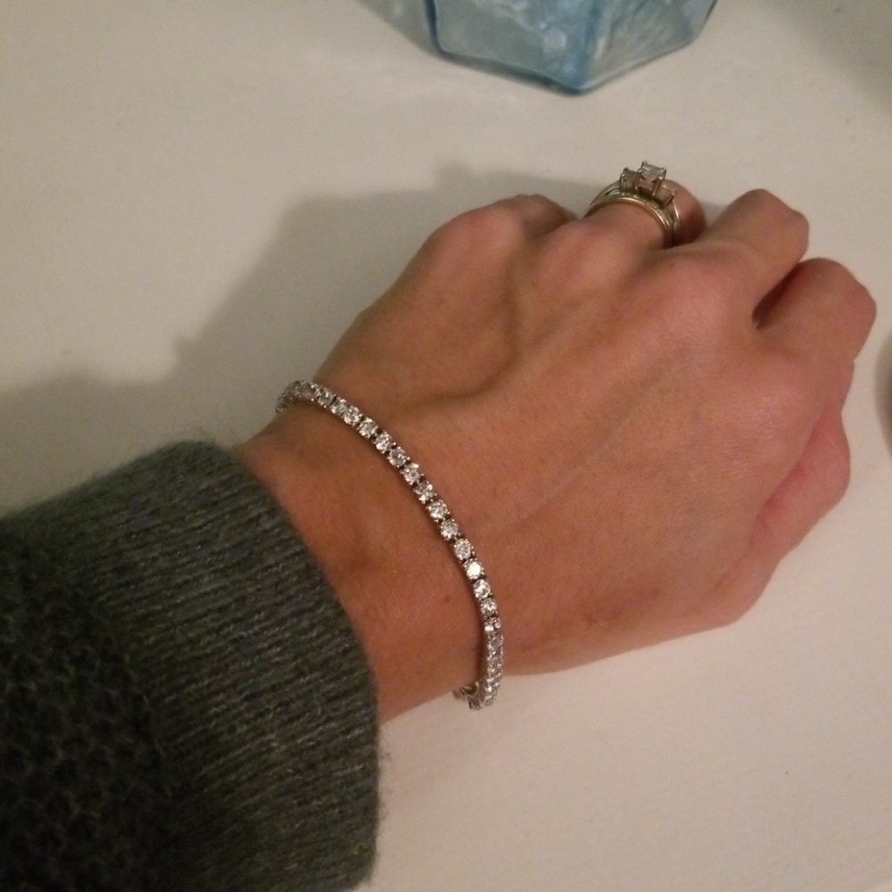 CZ tennis bracelet